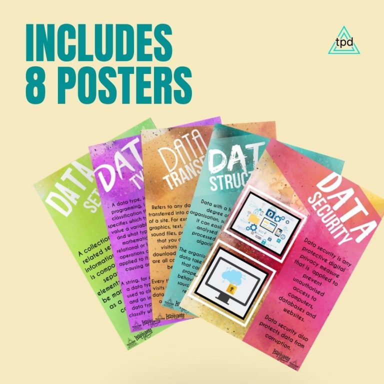 Digital Technologies Data Poster Pack - Teaching Resources