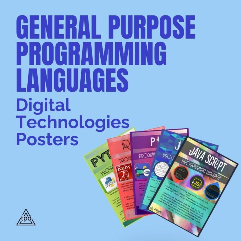 General Purpose Programming Languages Poster Pack - Teaching Resources