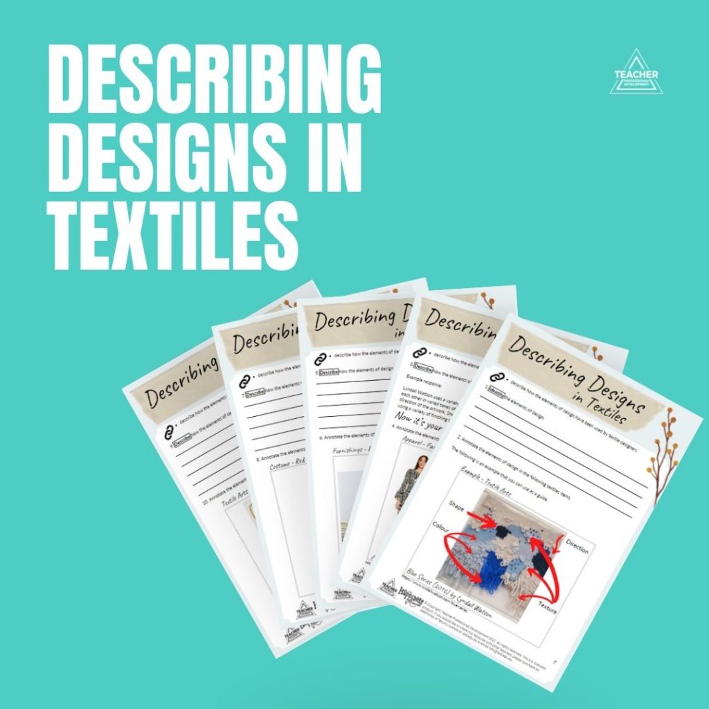 Describing Designs in Textiles - Teacher Professional Development