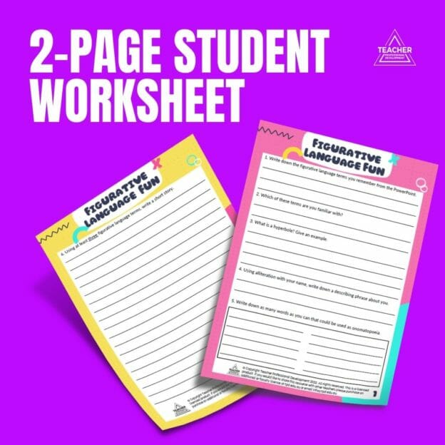 Figurative Language Fun - Teacher Professional Development
