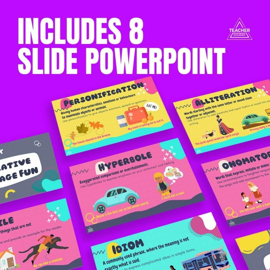 Figurative Language Fun - Teacher Professional Development