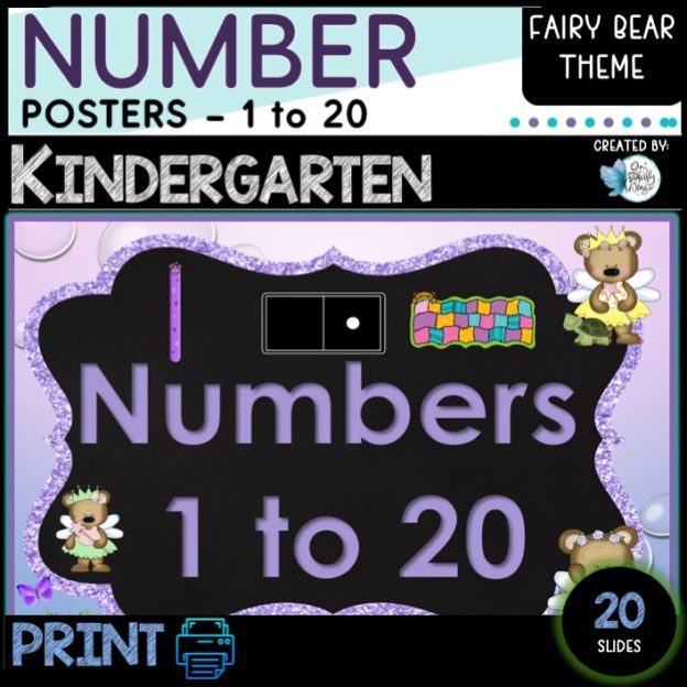 Numbers 1 to 20 Posters - Teacher Resource