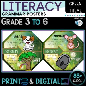Grammar Posters Green