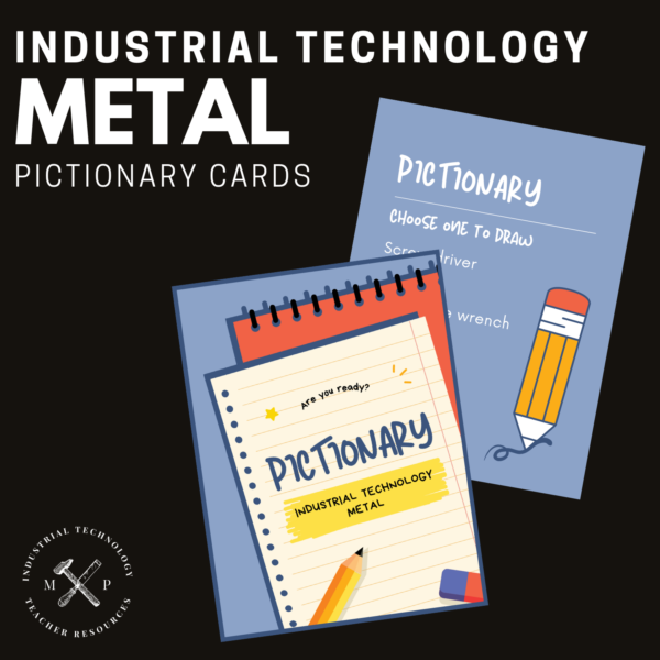 Tpd Worksheet Industrial Technology Metal Pictionary Cards - Teacher Professional ...