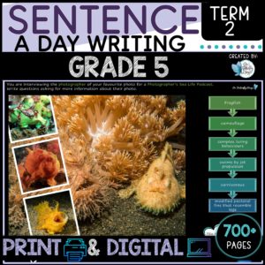 Sentence Writing Grade 5