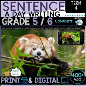 Sentence Writing Year 5 & 6 Term 4