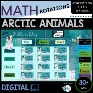 Math Rotations Arctic Animals