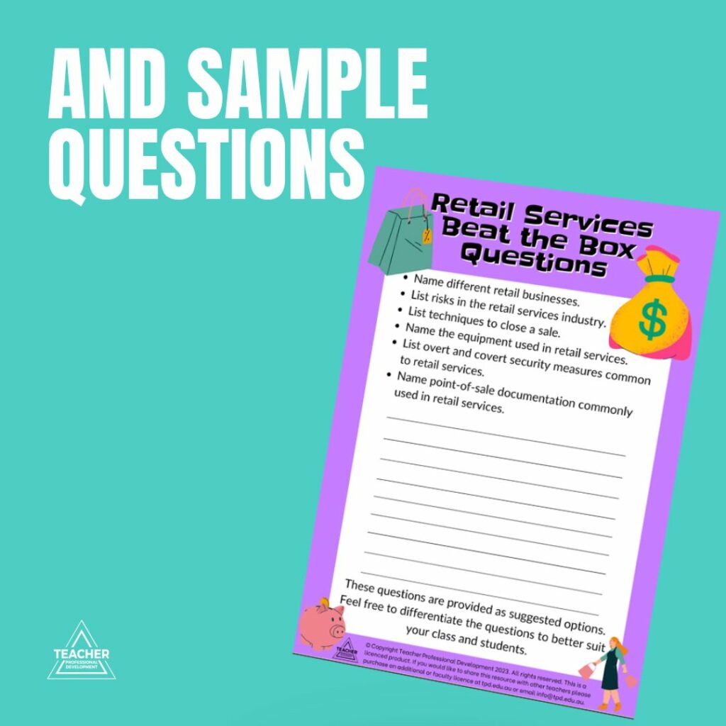 Beeat Box Retail Services Beat the Box - Teaching Resources