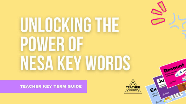 NESA Key Words Maximising Student Literacy Success