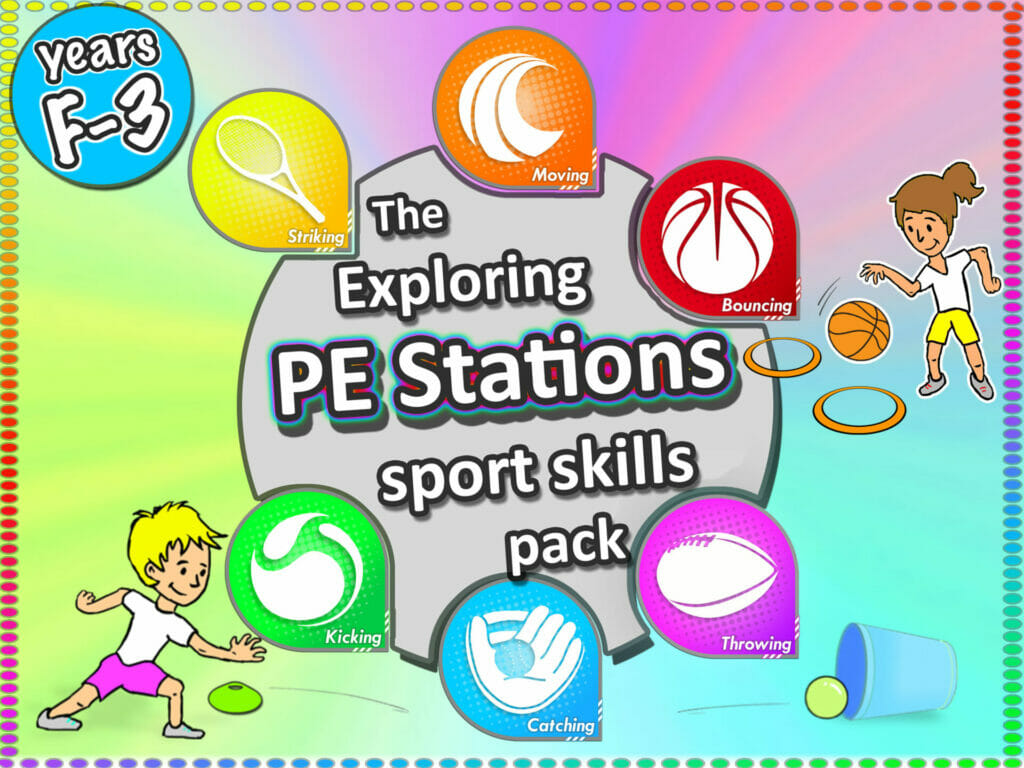 Physical education Stations & Activities: PE Lessons & cards (years F-3 ...