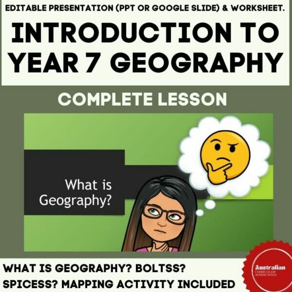 Introduction to Year 7 Geography Interconnection, BOLTSS, SPICESS