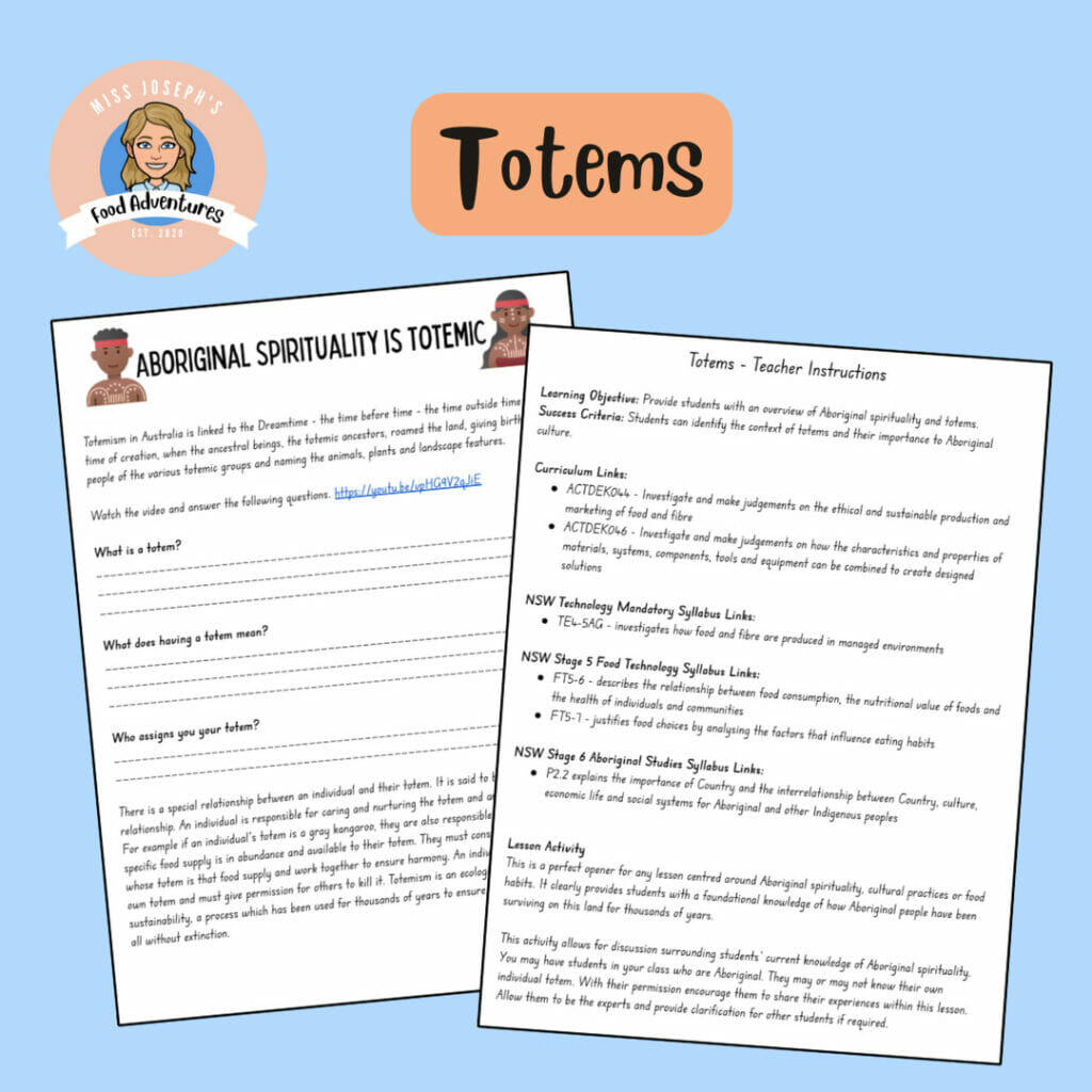 Tpd Worksheet Totems - Teacher Professional Development