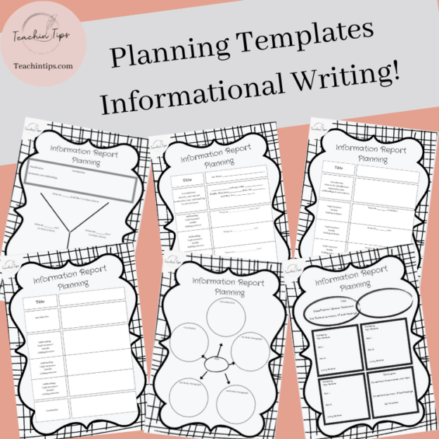 Planning Templates Informational Writing - Teacher Professional Development