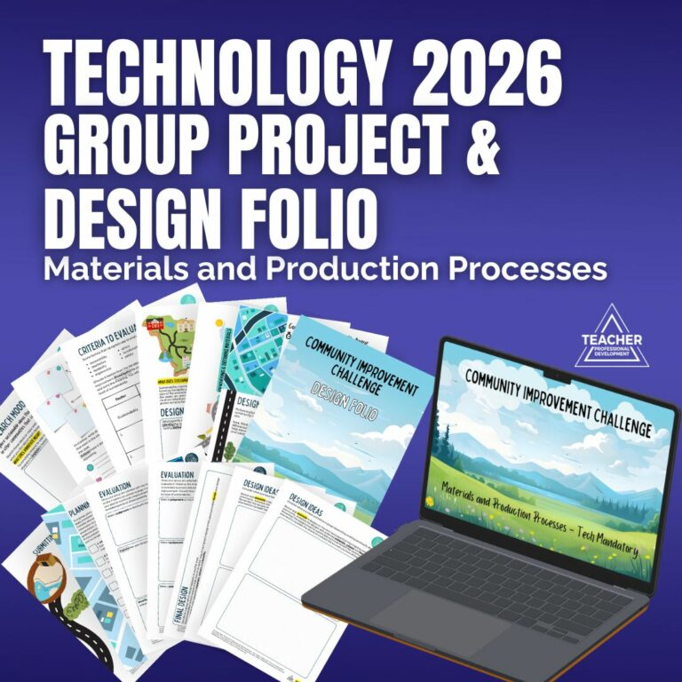 Technology Mandatory 2026- Group Project & Design Folio - Teacher ...