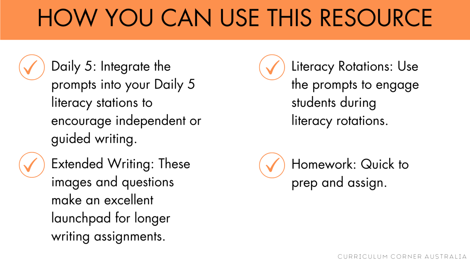 Task Prompts Creative Writing Prompts - task cards with pictures - Teacher ...