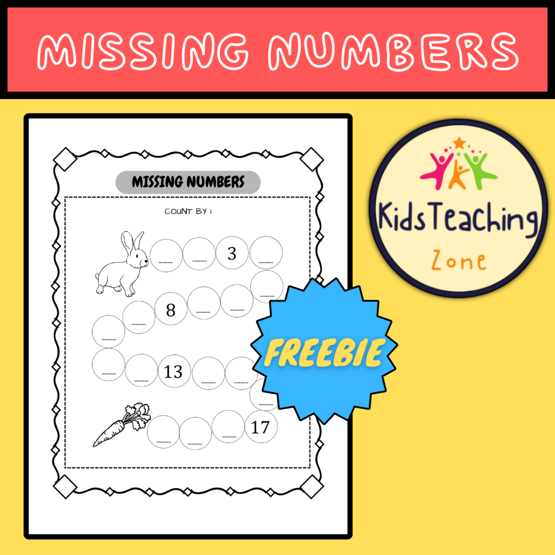 Fill in The Missing Numbers - Math Worksheets Practice - Teacher ...