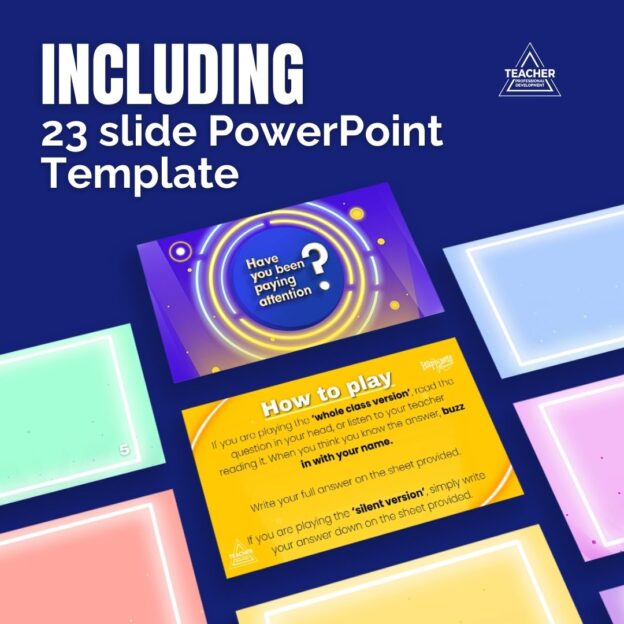 Have You Been Paying Attention? PowerPoint Slide Template