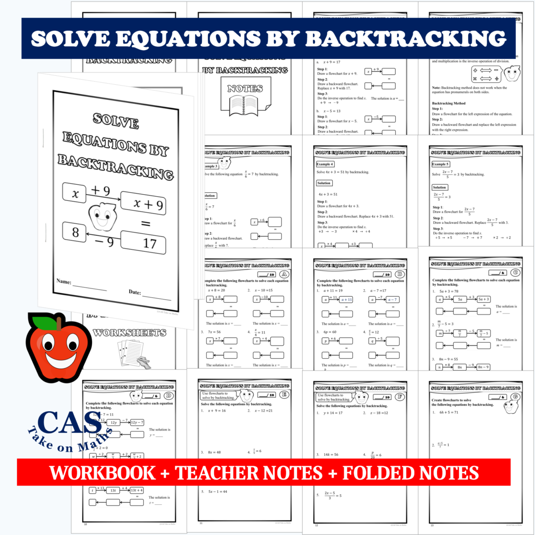 Solve One & Two Step Linear Equations by Backtracking Flowcharts ...