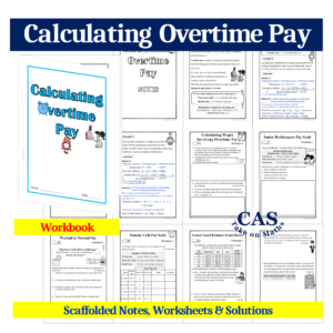 Financial Math-Calculating Wages Involving Overtime Pay