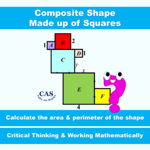 Composite Shape Made up of Squares-Critical thinking Activity-Math Challenge 5