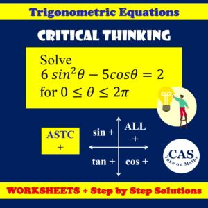 Solving Trigonometric Equations-Problem Solving