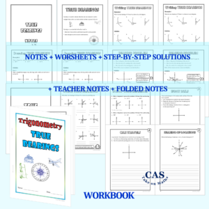 Years 9-11 Right Triangle Trigonometry Workbook-True Bearings