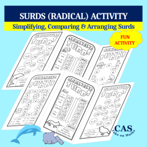 Surds Activity- Simplifying, Comparing & Arranging Surds