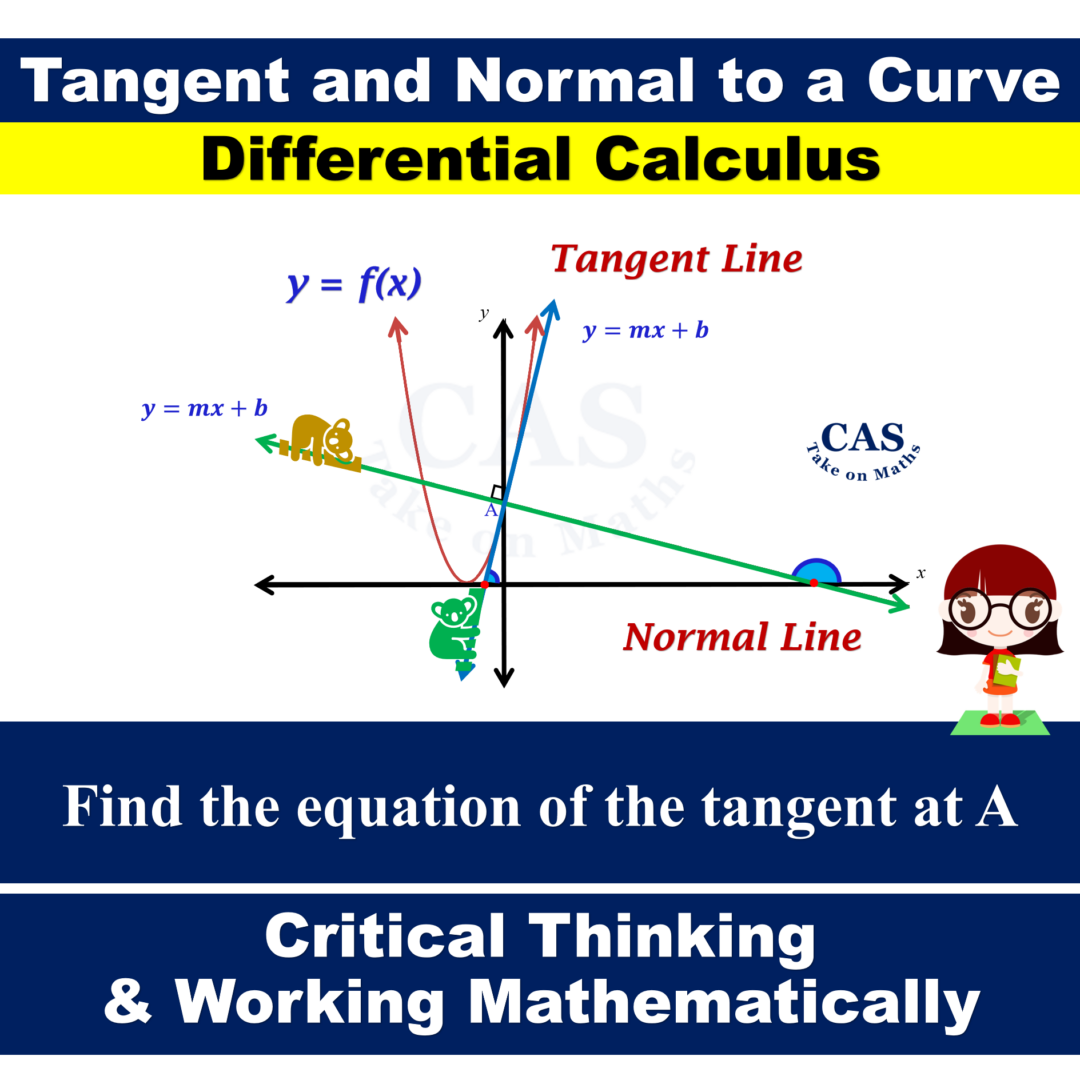Differential Calculus -The Equation of Tangent and Normal to a Curve