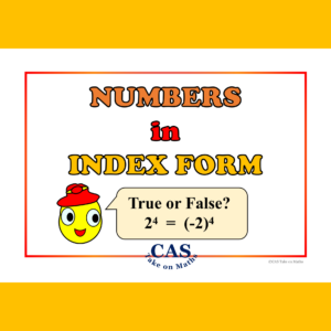 Year 6 to 8 Numbers in Index Form
