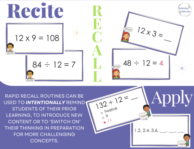 12 Times Tables Basic Multiplication Division Facts WARM UP Worksheets ...