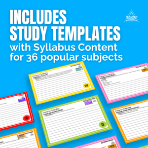 Hsc Blog Format HSC Study Templates Bundle: School Licence - Includes 36 Subjects ...