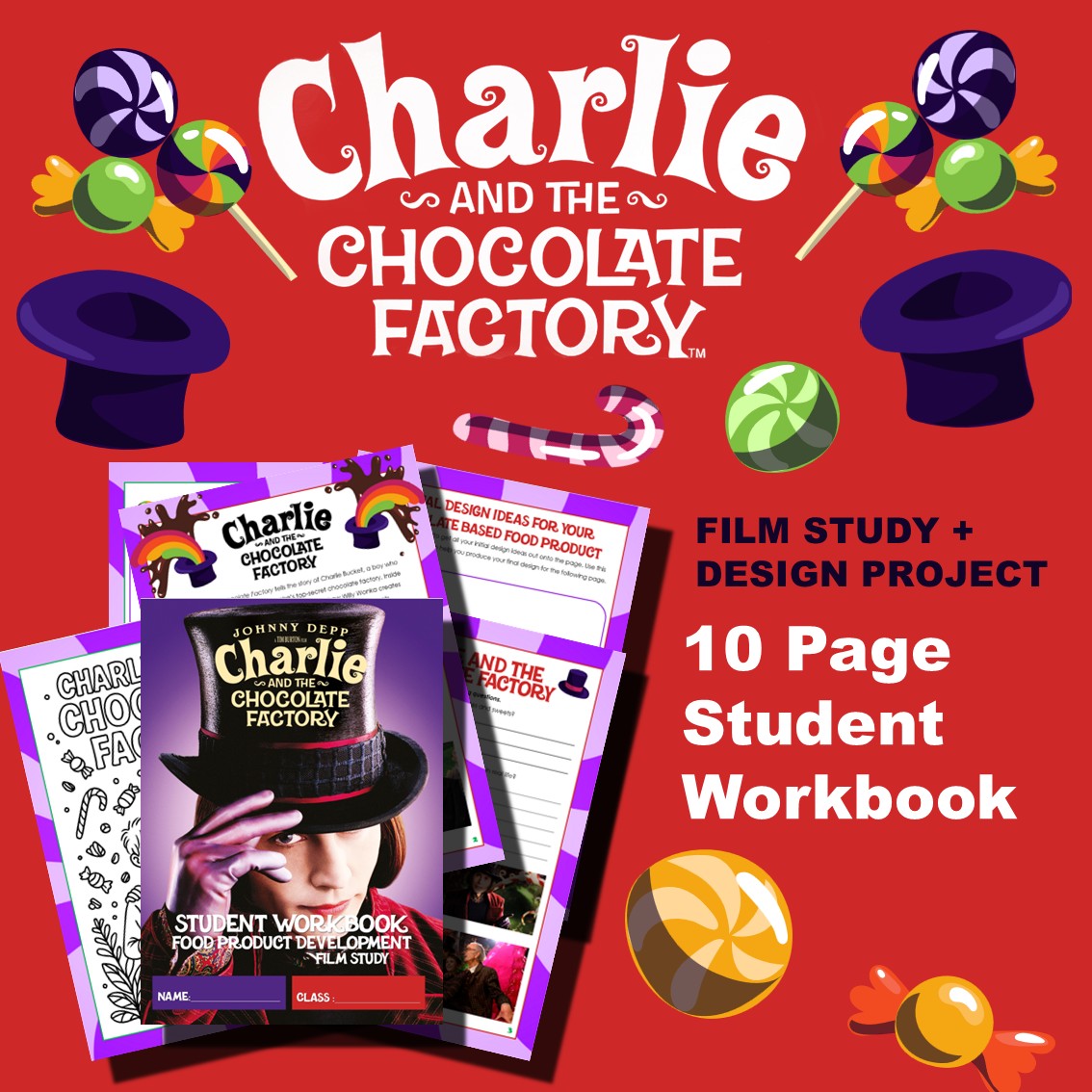 Charlie and the Chocolate Factory Film Study Stage Food
