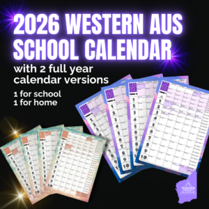 2026 WA Full-Year School Term Planner