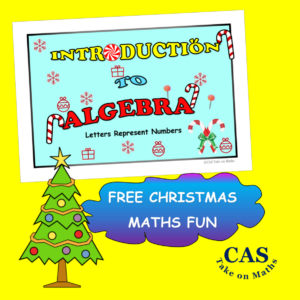 Years 5 to 8 Algebra Christmas Colouring Freebie