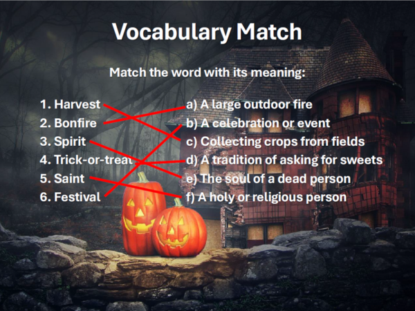 Halloween 60' Full PowerPoint Lesson - Teacher Professional Development