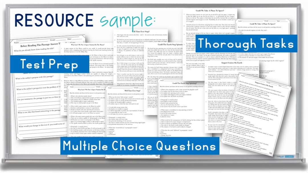 Leveled Reading Passages Comprehension STEM Reading Intervention ...