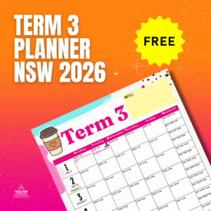 FREE NSW Term 3 School Planner 2026