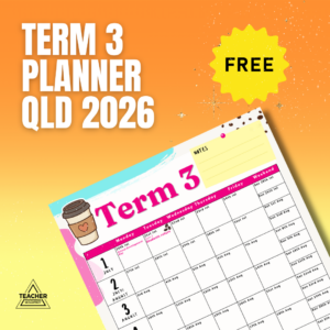 FREE QLD Term 3 School Planner 2026