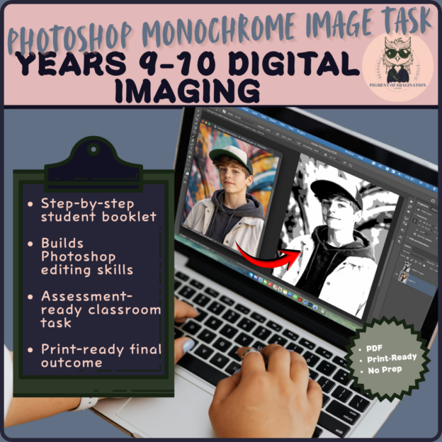 Photoshop Monochrome Image Task | Poster Design Project Years 9–10 ...