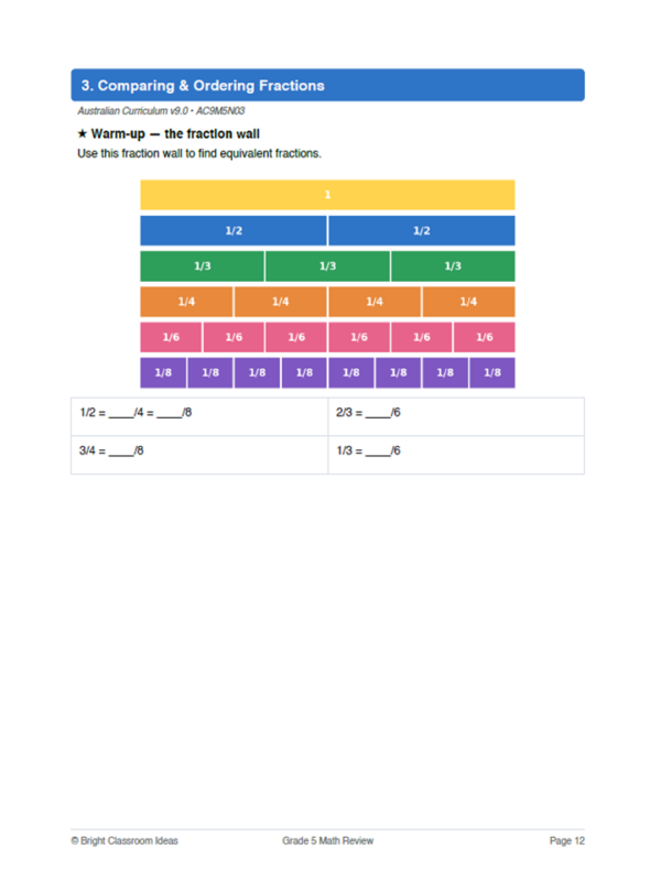 Term Math Y5 Year 5 End-of-Term Mathematics Review Workbook Pack | Australian ...